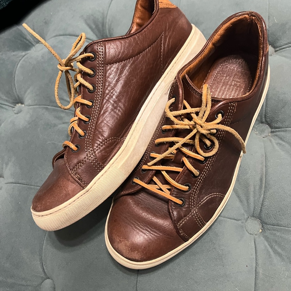 Men's Brown Leather Frye Casual Shoes
